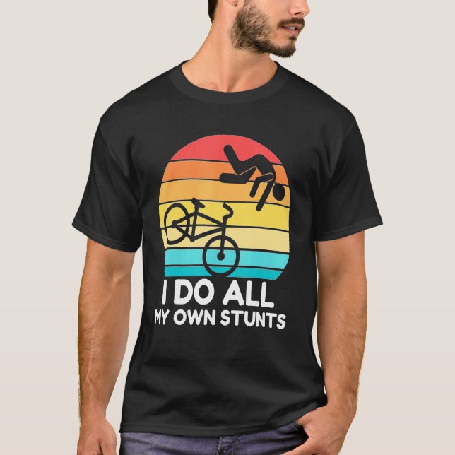 Camiseta Stuntman Bike Eu Faço Minhas Próprias Pedras Bicic (Frente)