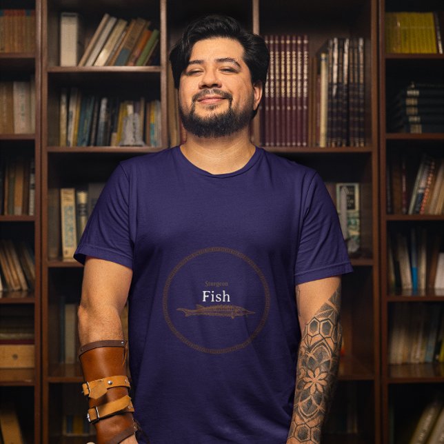 Camiseta Sturgeon Fish (Criador carregado)