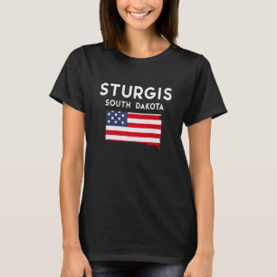 Camiseta Sturgis South Dakota EUA Estado América Viagem Sou