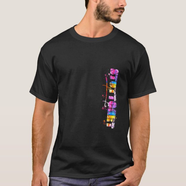 Camiseta Stuttgart Lettering Watercolor Stuttgart (Frente)