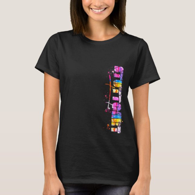 Camiseta Stuttgart Lettering Watercolor Stuttgart (Frente)