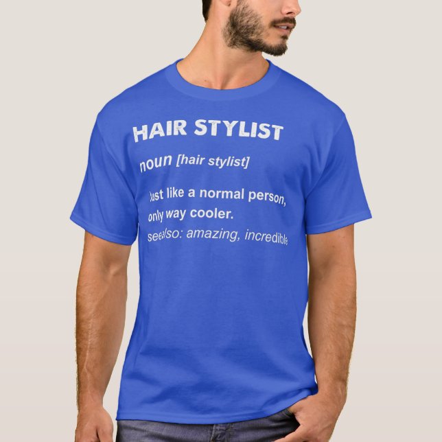 Camiseta Stylist para o cabelo (Frente)