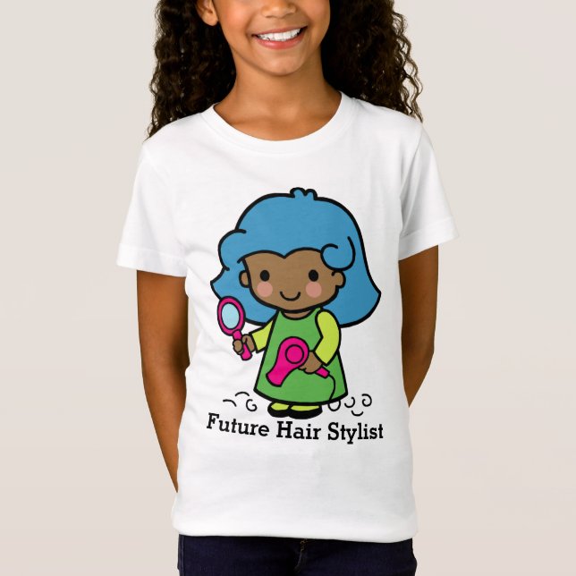 Camiseta Stylist para o futuro do cabelo/Beauticista com se (Frente)