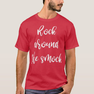 Camiseta Stylist Rock em torno do cabeleireiro sujo