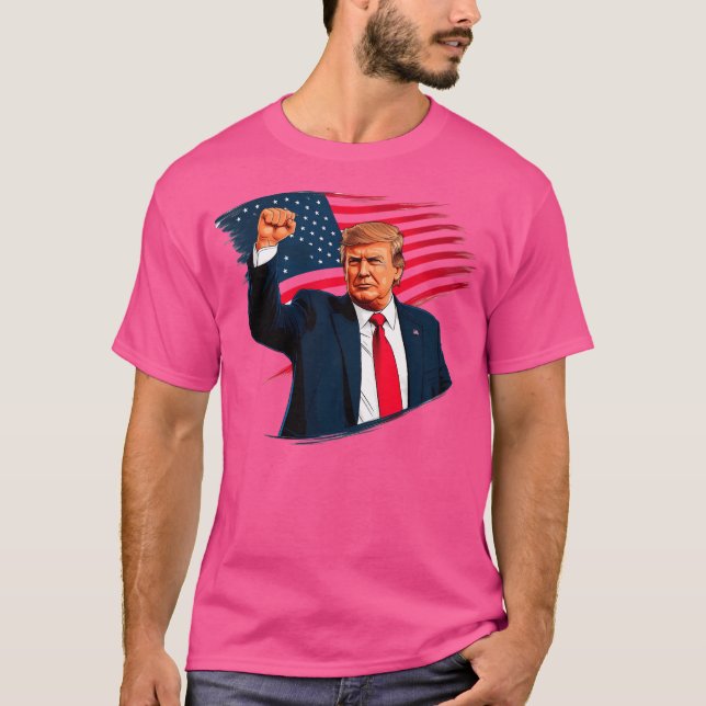 Camiseta Stylized Donald Trump (Frente)