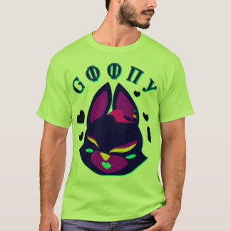 Camiseta stylized fox-cat hybrid