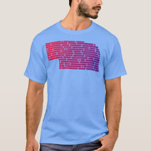 Camiseta Stylized Nebraska Design