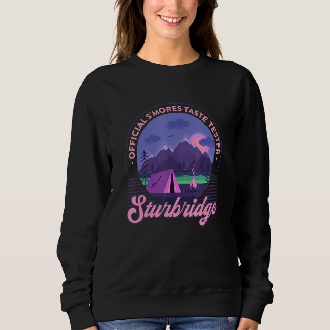 Camiseta Su2019mores Taste Tester Sturbridge  Camping Humor (Frente)