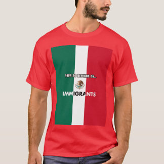Camiseta Sua Agricultura Depende De Imigrantes Califórnia
