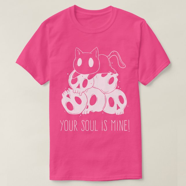 Camiseta Sua alma é minha (Frente do Design)