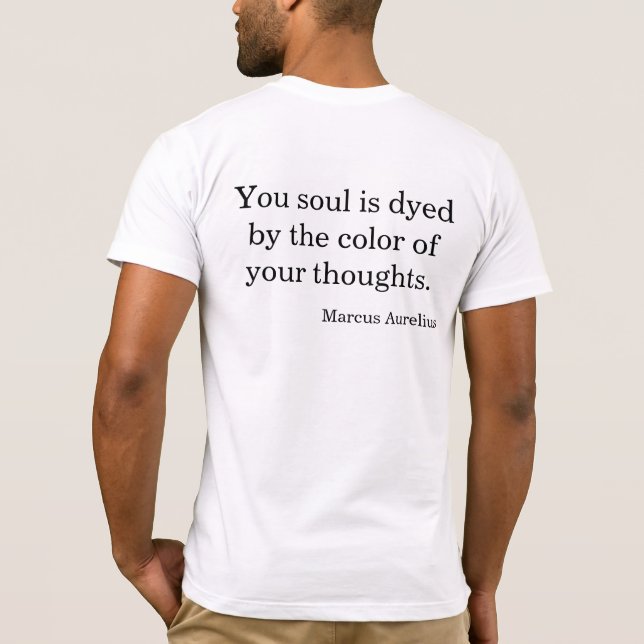 Camiseta Sua alma está tingida (Verso)