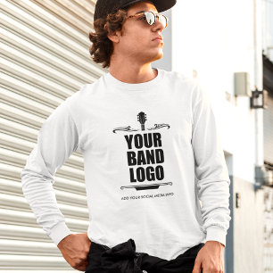 Camiseta Sua Banda Logotipo Longa