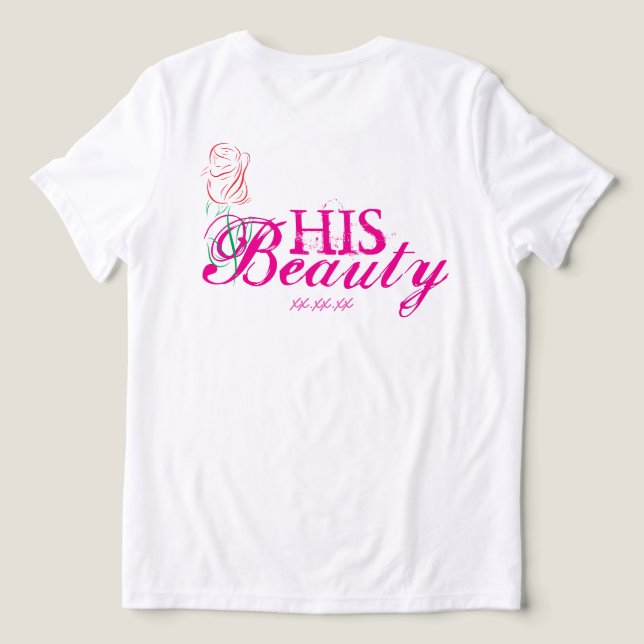 Camiseta Sua Beleza (Verso do Design )