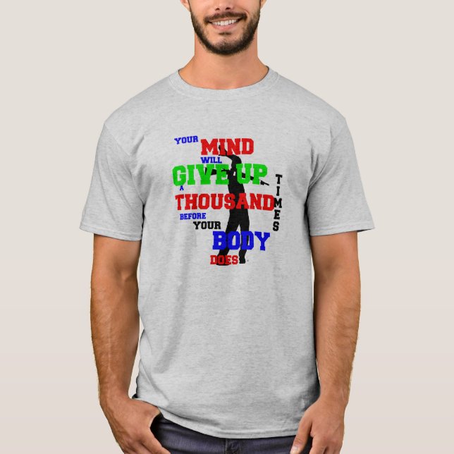 Camiseta Sua broca da mente apenas (Frente)