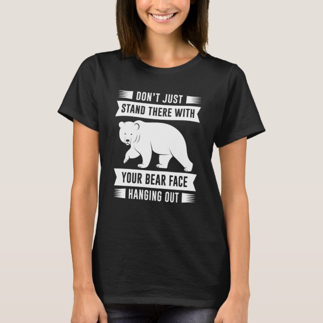 Camiseta Sua Cara Do Urso Saindo (Frente)