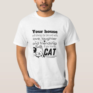 Camiseta Sua casa será sempre abençoada com amor,