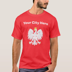Camiseta Sua Cidade Aqui Costumava Ser Polonesa