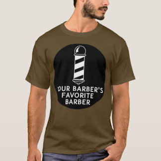 Camiseta Sua Citação Barber Engraçada de Barber Favorita