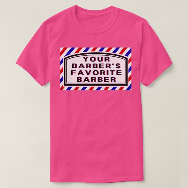 Camiseta Sua Citação de Barbeiros Favorita (Frente do Design)