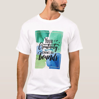 Camiseta Sua criatividade não sabe limites