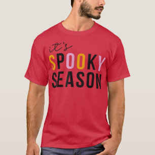 Camiseta Sua Época Spooky Halloween Mulheres Homens 5670