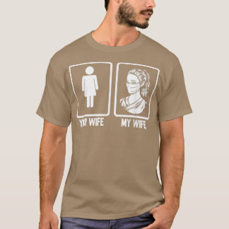 Camiseta Sua Esposa Enfermeira Marido Enfermando Minha Espo
