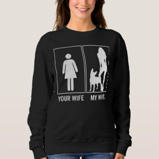 Camiseta Sua Esposa Meu Buldogue Francês