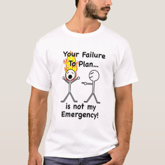 Camiseta Sua falha planear