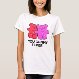 Camiseta Sua Febre Gummy Engraçado Candy