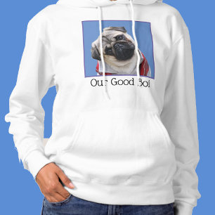 Camiseta SUA Foto Cor Tamanho Texto Cachorro Pug Filhote Ro