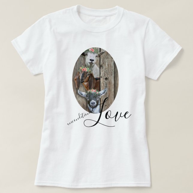 Camiseta Sua Foto de Amor Incondicional (Frente do Design)