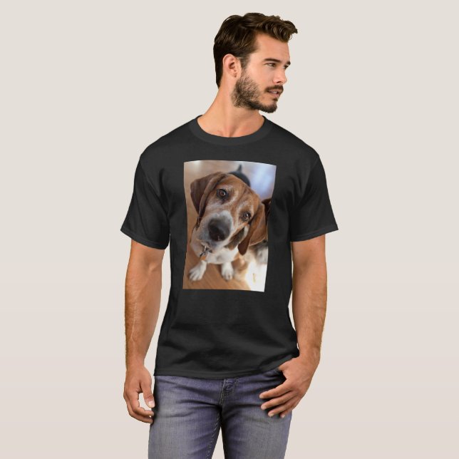 Camiseta Sua Foto Personalizada de Cachorrinho (Frente Completa)