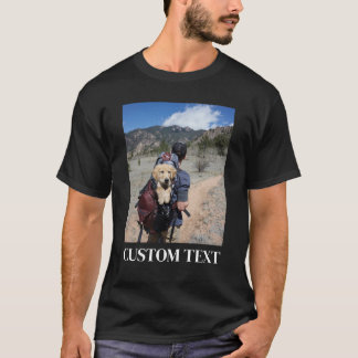 Camiseta Sua Foto & Texto Aqui, Foto Personalizada, Persona