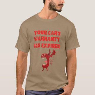 Camiseta Sua Garantia de Carro presente retro menino