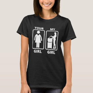 Camiseta Sua Garota Minha Garota Esposa Secretária  citação