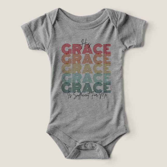 Camiseta Sua Graça é Suficiente - Jesus Evangelho Para (Design frontal)