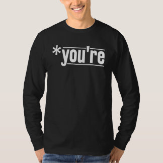 Camiseta Sua Gramática Corretos Ortografia Gramática