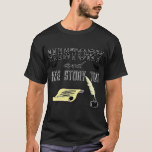 Camiseta Sua História é a maior professora de História femi