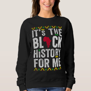Camiseta Sua História Negra Para Mim Homens do Orgulho Afri