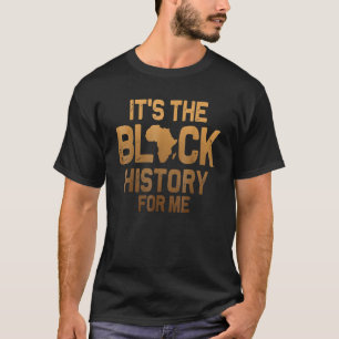 Camiseta Sua História Negra Para Mim Melanina Americana Afr