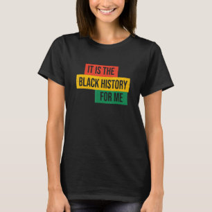 Camiseta Sua História Negra Para Mim Vintage Orgulho Africa
