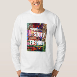 Camiseta sua história, sua moda