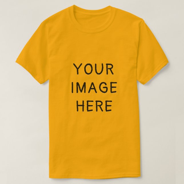 Camiseta Sua Imagem Aqui - Foto Personalizada (Frente do Design)
