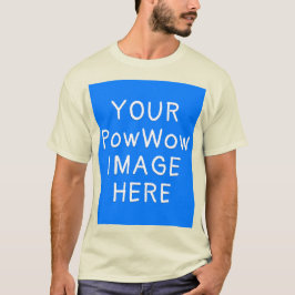 Camiseta Sua Imagem PowWow Aqui Personalizada Americana Nat