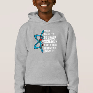 Camiseta sua incapacidade de compreender a ciência não é