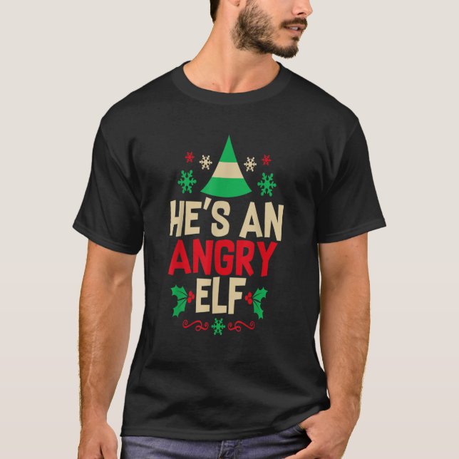 Camiseta Sua Irritada Filme de Natal Elf Popular (Frente)