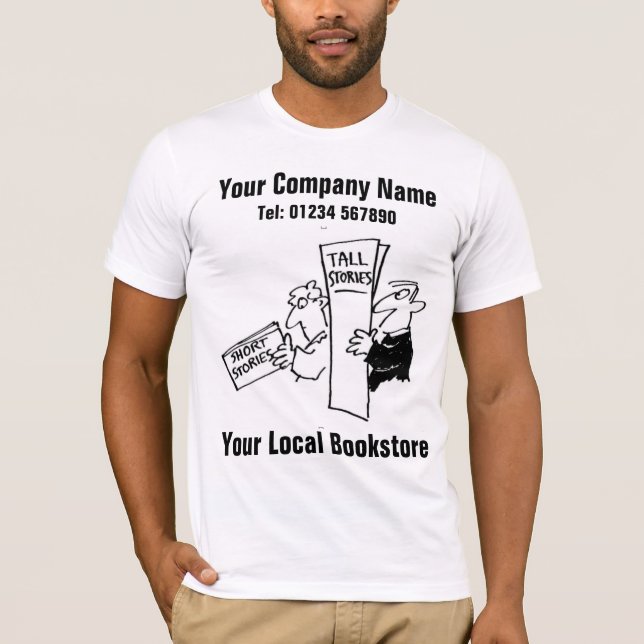 Camiseta Sua Livraria Local. Livreiro (Frente)