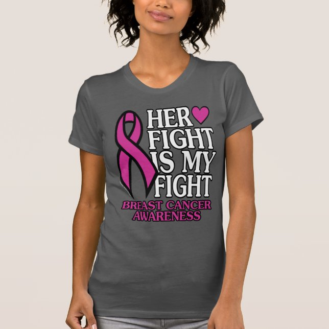Camiseta Sua Luta... Cancer Da Mama. (Frente)