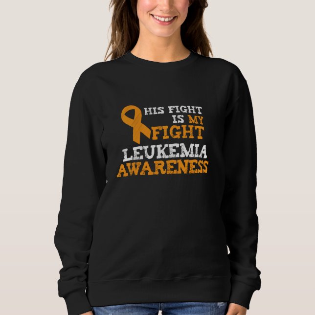 Camiseta Sua Luta Contra A Leucemia Laranja (Frente)