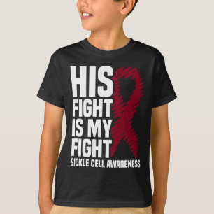 Camiseta Sua Luta Contra A Minha Burgundy Friso Fiducioso A